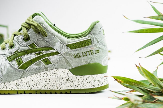 GEL-Lyte III,ASICS H633N-8181 日本提花系列，ASICS Gel-Lyte III 竹子配色美图近赏