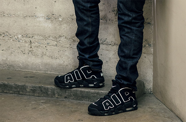 414962-002,Uptempo,Nike 414962-002 Nike Air More Uptempo “Black” 上脚实拍