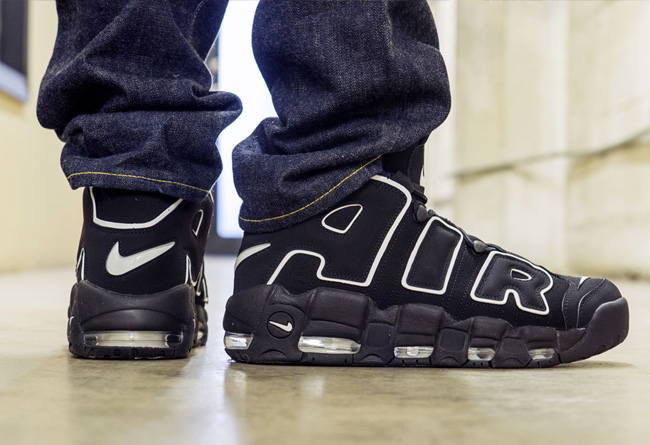 414962-002,Uptempo,Nike 414962-002 Nike Air More Uptempo “Black” 上脚实拍