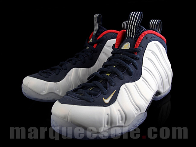 575420-400,Foamposite One,Foam 575420-400奥运喷 Nike Air Foamposite One “Olympic” 清晰实物近赏