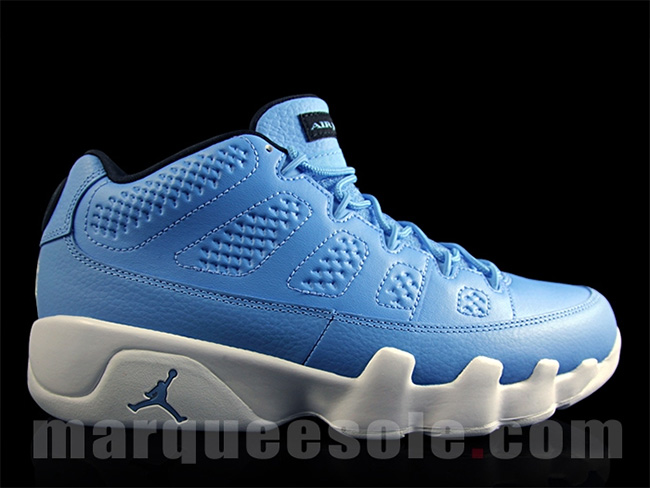 832822-401,AJ9,Air Jordan 9 832822-401AJ9低帮 难得一见的北卡蓝！Air Jordan 9 Low “Pantone” 近赏