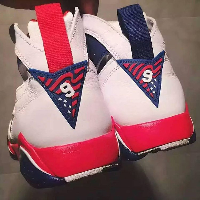 304775-123,AJ7,Air Jordan 7 304775-123AJ7 Air Jordan 7 “2016 Olympic” 实物谍照再度曝光！