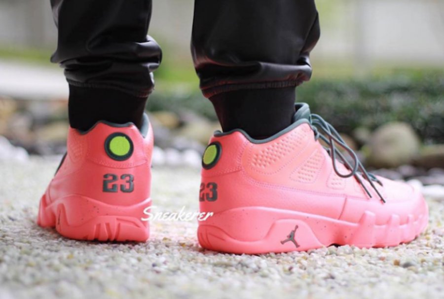 832822-805,AJ9,Air Jordan 9 832822-805AJ9低帮 Air Jordan 9 Low “Bright Mango” 亮眼上脚