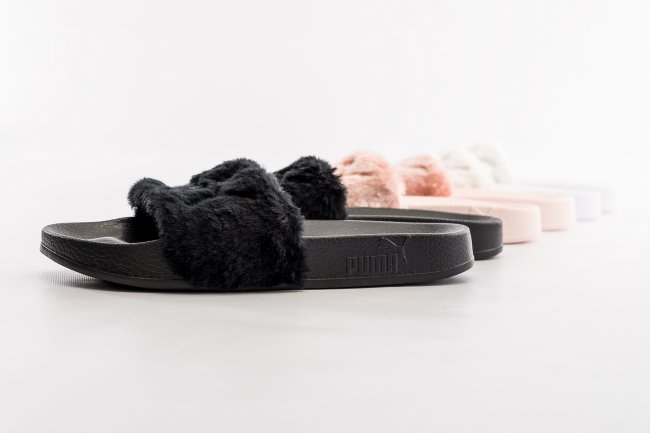 Puma Fenty,Puma  奢华毛拖，Puma x Rihanna Fenty “Fur Slide” 现已发售