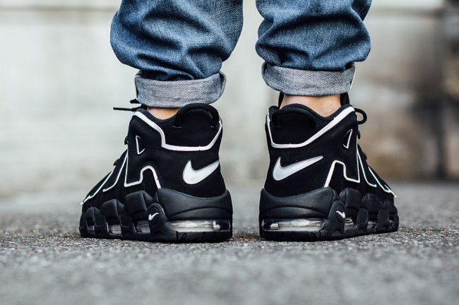 414962-002,大AIR,Uptempo,Nike 414962-002皮蓬复刻 价格上涨↑↑Nike Air More Uptempo “Black” 实拍欣赏