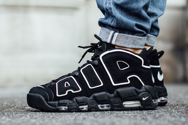 414962-002,大AIR,Uptempo,Nike 414962-002皮蓬复刻 价格上涨↑↑Nike Air More Uptempo “Black” 实拍欣赏