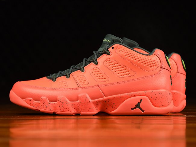 832822-805,AJ9,Air Jordan 9 832822-805AJ9低帮 亮眼至极！Air Jordan 9 Low “Bright Mango” 实物近赏