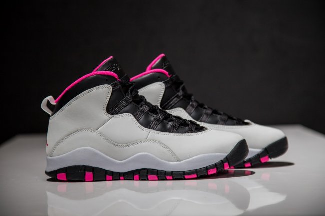 487211-008,AJ10,Air Jordan 10 487211-008AJ10 甜美系精品，Air Jordan 10 GS “Vivid Pink” 下周发售