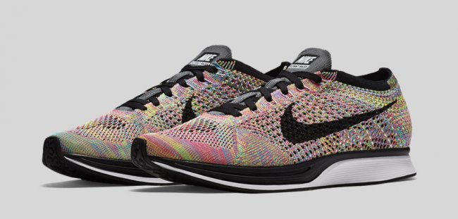 526628-004,Flyknit Racer,Nike 526628-004中国发售 彩虹风暴！Nike Flyknit Racer “Rainbow” 中国区发售
