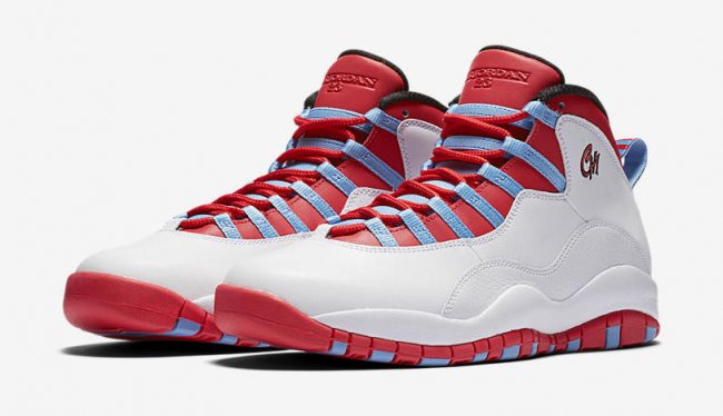 310805-114,AJ10,Air Jordan 10 310805-114AJ10 活力爆棚！Air Jordan 10 “Chicago Flag” 官图释出