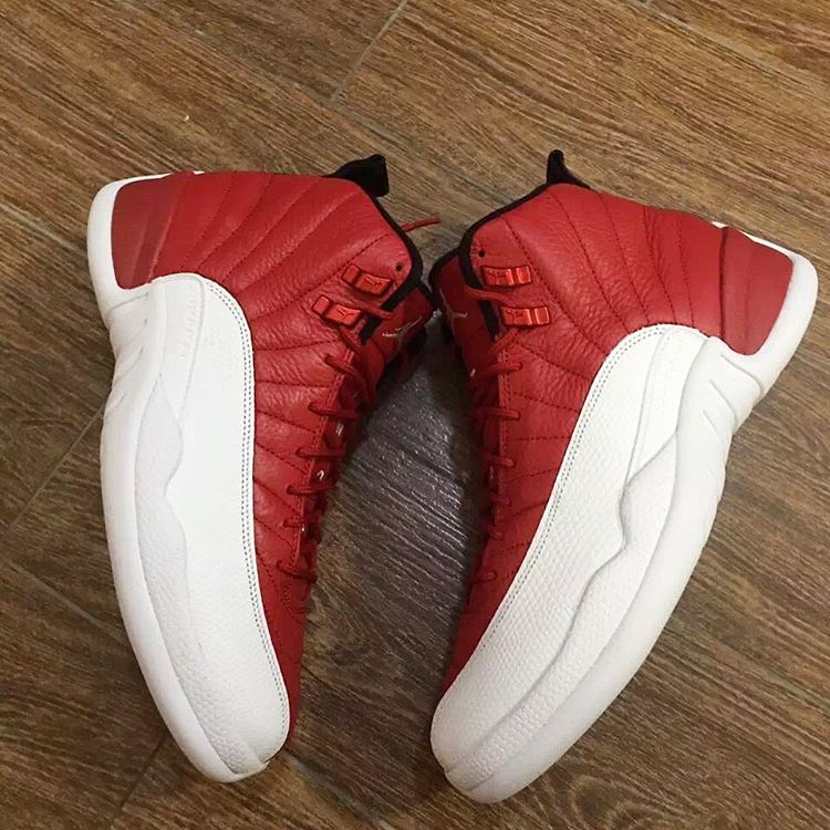130690-600,AJ12,Air Jordan 12 130690-600AJ12 Air Jordan 12 “Gym Red” 白红上脚