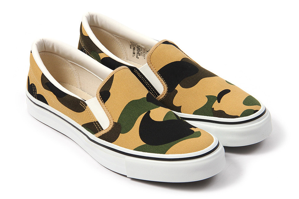 1st Camo Slip-On,BAPE  BAPE 1st Camo Slip-On 2016 迷彩新配色亮相
