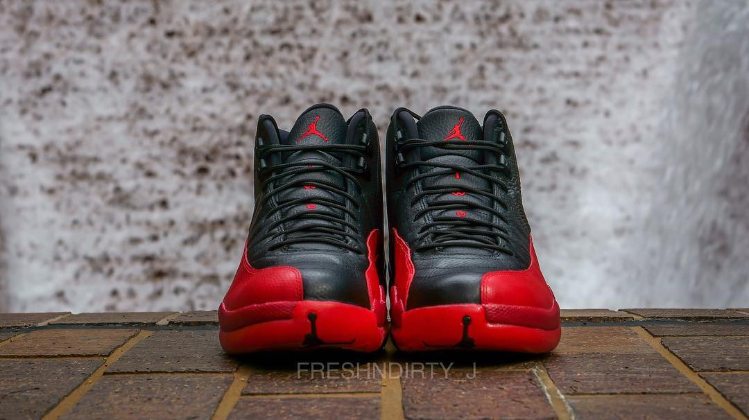 130690-002,AJ12,Air Jordan 12 130690-002AJ12黑红 难忘的 Flu Game！Air Jordan 12 “Bred” 新款尝鲜预览