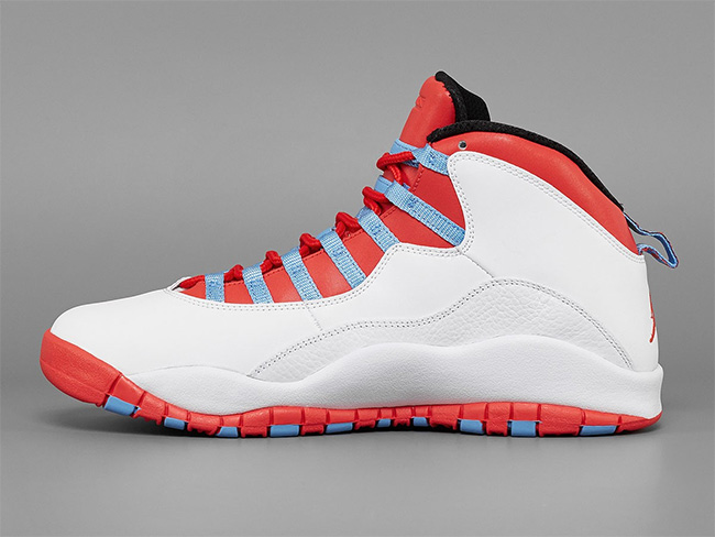 310805-114,AJ10,Air Jordan 10 310805-114AJ10 Air Jordan 10 “Chicago Flag” 清晰实物近照