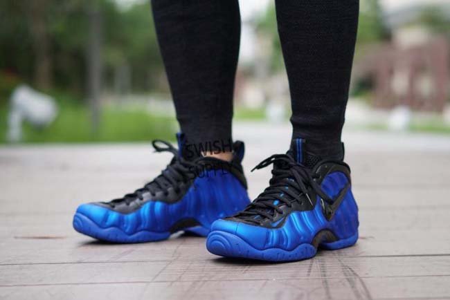 624041-403,Foamposite Pro,Foam 624041-403 蓝黑泡 Nike Air Foamposite Pro “Varsity Royal” 上脚实拍