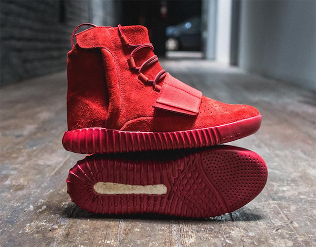 Yeezy 750 Boost,adidas Yeezy 7  同样的惊艳火红，Yeezy 750 Boost “Red October” 定制鞋款