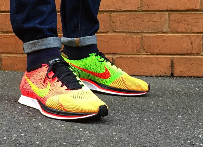 Flyknit Racer,Nike  夏季好伴侣，50 张上脚图告诉你 Flyknit Racer 该怎么穿！