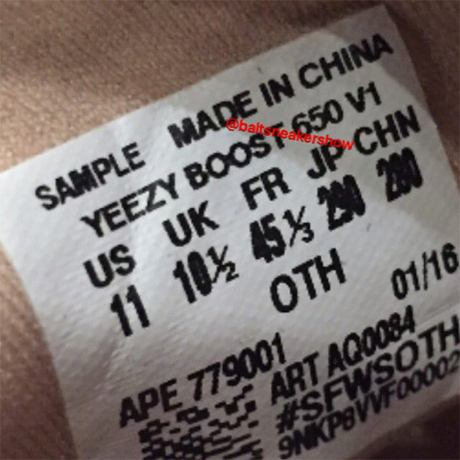 Yeezy 650 Boost,adidas Yeezy B AQ0084 猝不及防的现身，Yeezy 650 Boost 带来多个惊喜！