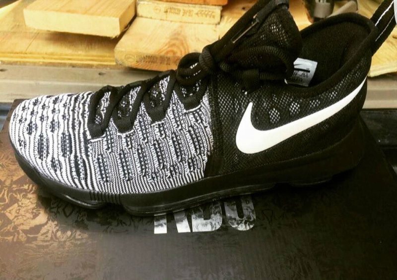 843392-010,KD9,Nike 843392-010 杜兰特九代 KD 9 黑白配色实物亮相