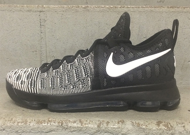 KD9,Nike  黑白 KD 9 “Black White” 清晰图赏