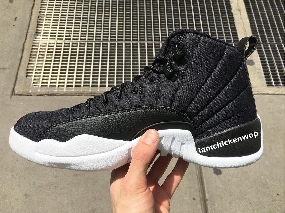 AJ12,Air Jordan 12 AJ12 Air Jordan 12 “Black Nylon” 黑色尼龙清晰实物曝光