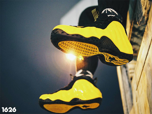 314996-701,Foamposite One,Foam 314996-701 高能黄喷 Nike Air Foamposite One “Yellow” 上脚实拍