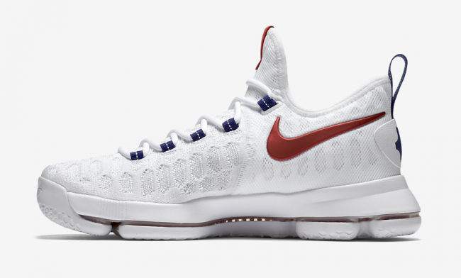 843392-160,KD9,Nike 843392-160 美国配色 KD 9 “USA” 官图释出