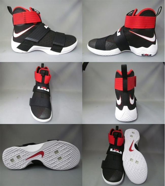 Soldier 10,士兵10代  黑白红新色 Nike LeBron Soldier 10 全新亮相