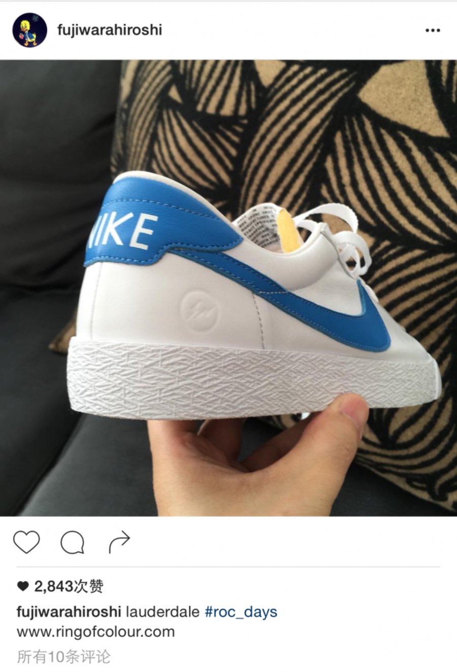 Bruin,Nike  藤原浩亲晒 fragment design x Nike Bruin VNTG