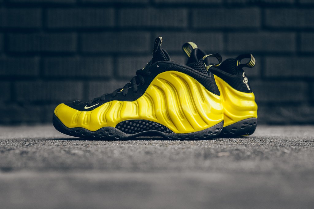 314996-701,Foamposite One,Foam 314996-701 街头最亮的星！Nike Air Foamposite One “Yellow” 美图欣赏