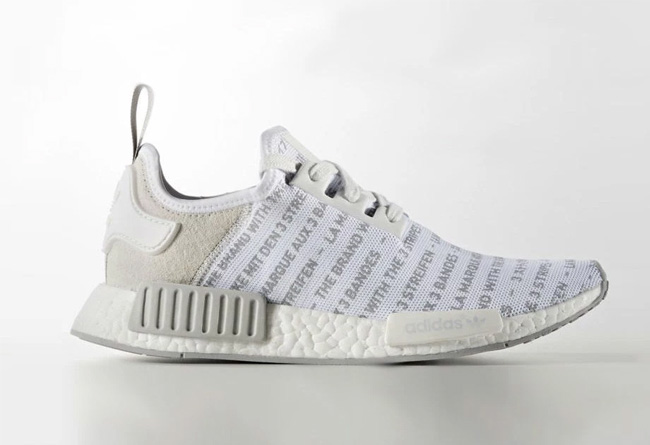 NMD,adidas  adidas NMD Print “Brand With the 3 Stripes” 黑白双色近赏