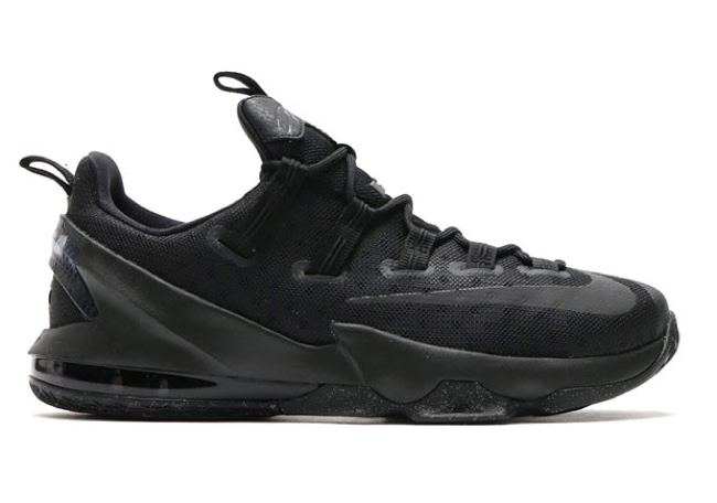 LBJ13 Low,831926-001  细节曝光! LeBron 13 Low “Triple Black” 黑武士