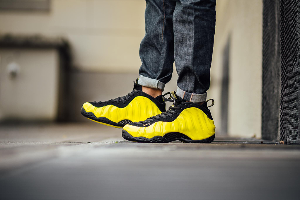 314996-701,Foamposite One,Foam 314996-701 黄喷 Nike Air Foamposite One “Yellow” 上脚展示