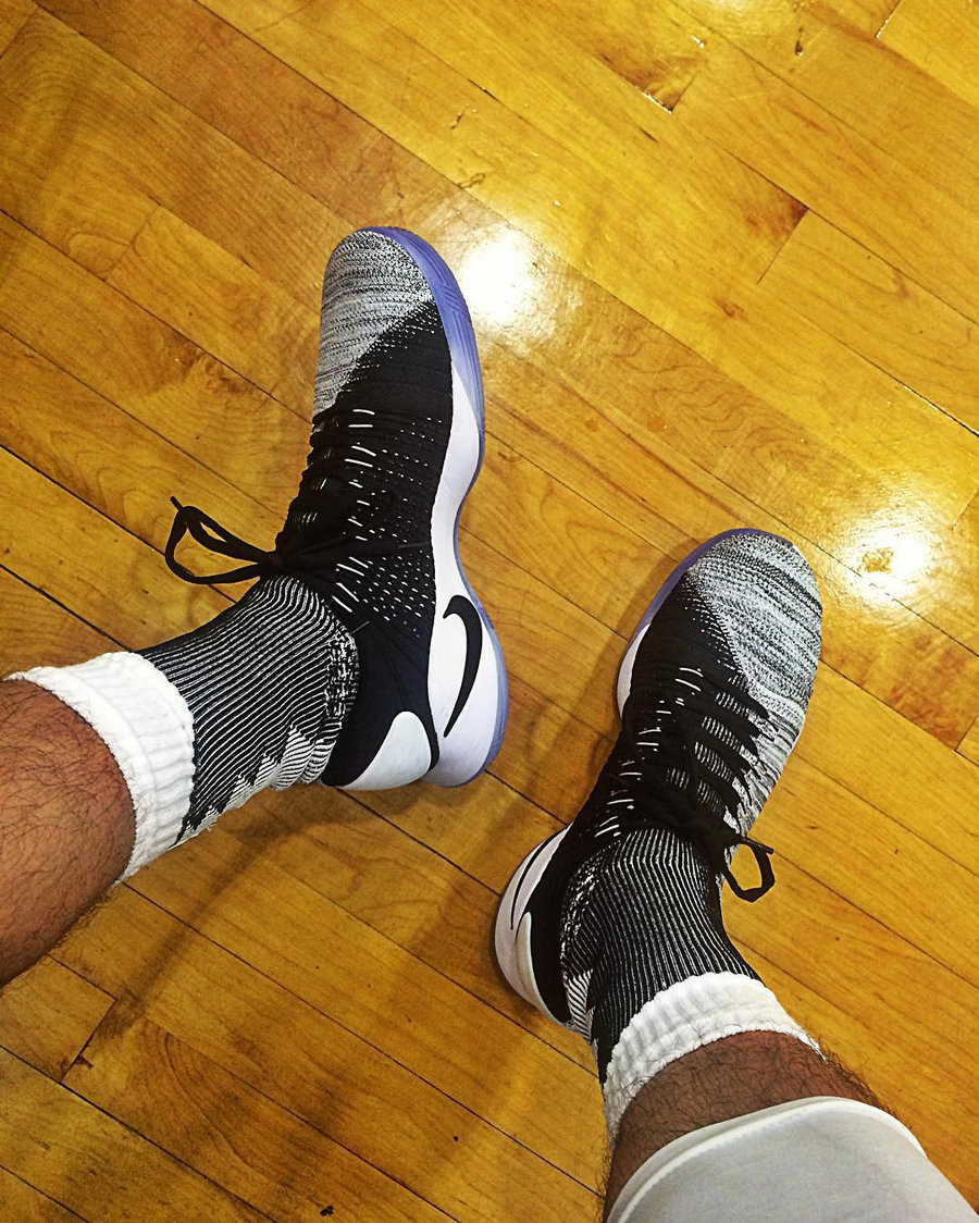 843390-010,Hyperdunk 2016,HD20 843390-010 高配加持！Nike Hyperdunk 2016 Flyknit 上脚展示