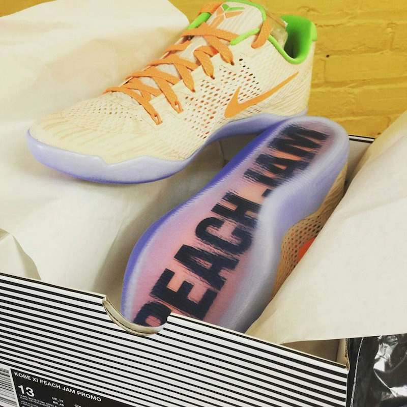 Kobe 11,科比11代  EYBL 主题，Kobe 11 EM “Peach Jam” 首次曝光