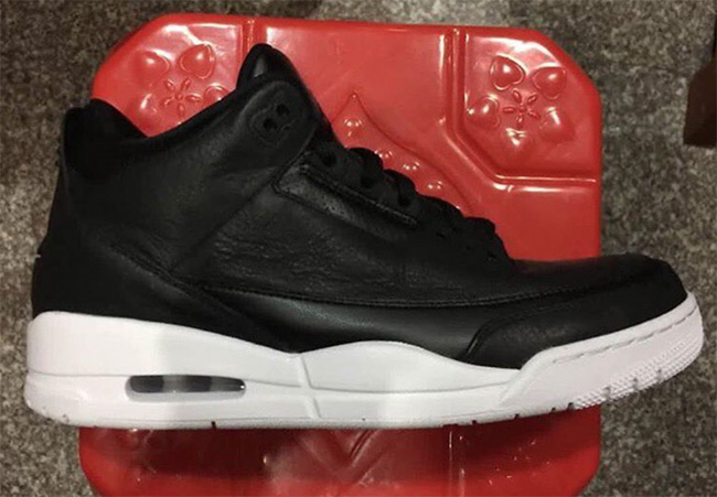 136064-020,AJ3,Air Jordan 3 136064-020AJ3 黑白新色 Air Jordan 3 “Cyber Monday” 实物首次曝光！
