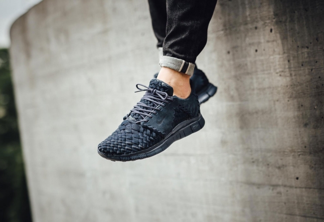 845014-400,Free Inneva Woven 2  845014-400 劲酷黑魂！Nike Free Inneva Woven 2 “Obsidian” 新色登场