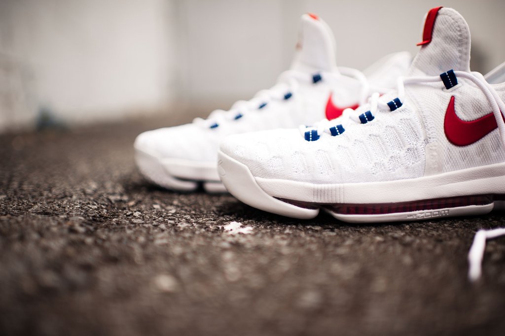 Nike,KD9,USA 843392-160 Nike Zoom KD 9 “USA” 白红清爽配色现已发售