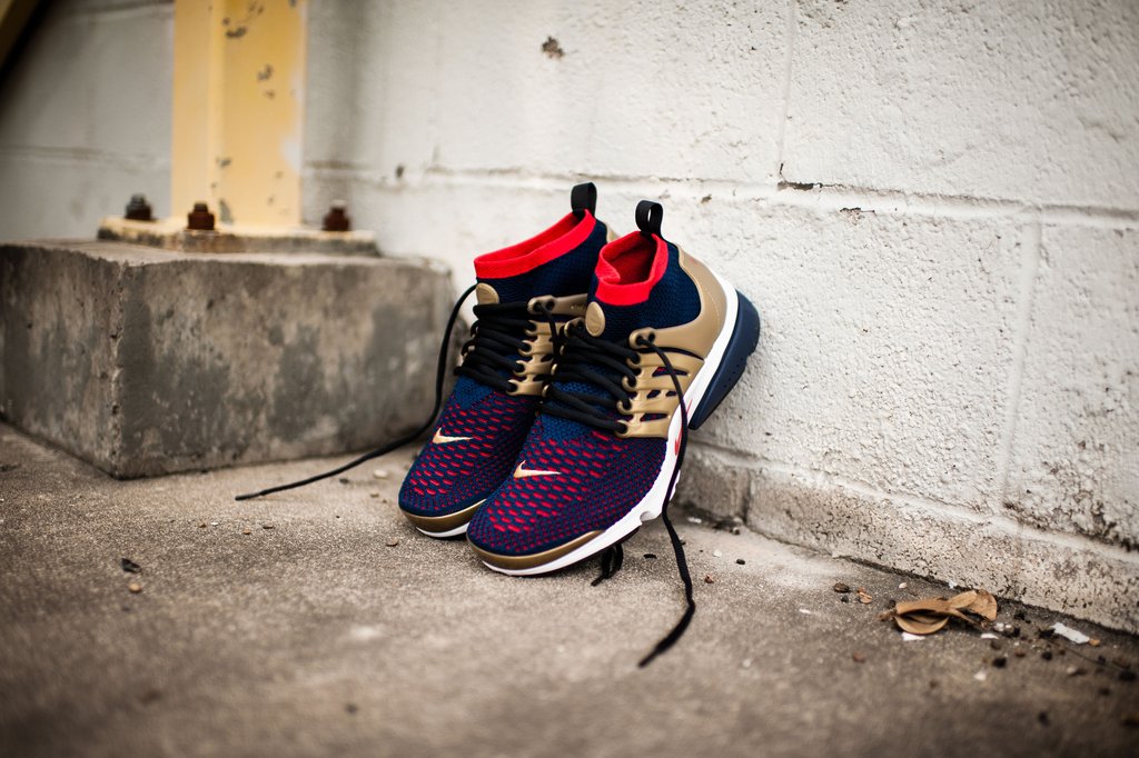 Nike,Air Presto Flyknit,Olympi  奥运金牌配色 Nike Air Presto Flyknit “Olympic” 现已发售