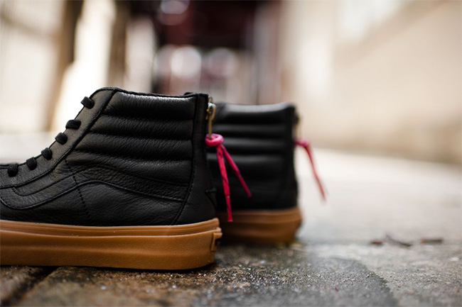Sk8-Hi,Vans  Vans Sk8-Hi Zip 黑生胶全新配色现已发售