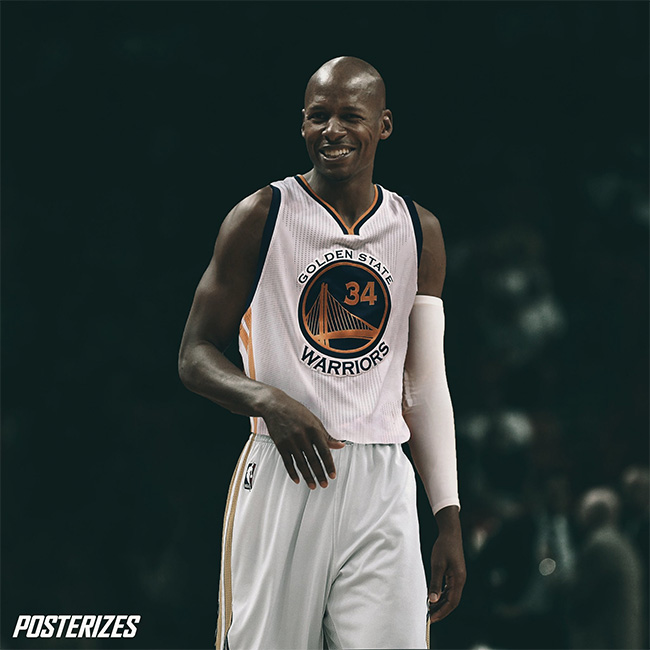 NBA  如果雷阿伦加入金州勇士...