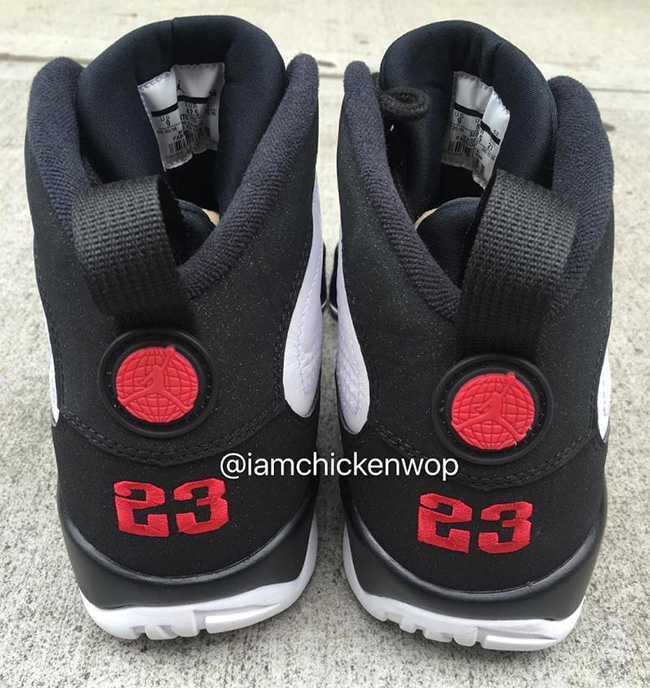 302370-112,AJ9,Air Jordan 9 302370-112AJ9 九代首发配色 Air Jordan 9 OG 白黑红即将复刻