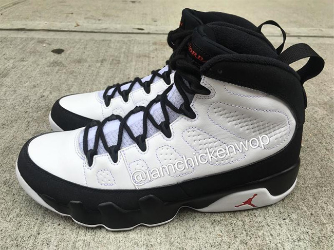 302370-112,AJ9,Air Jordan 9 302370-112AJ9 九代首发配色 Air Jordan 9 OG 白黑红即将复刻
