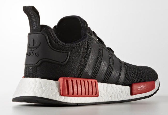 NMD,adidas  红色的中底色块！adidas NMD 即将带来黑红配色
