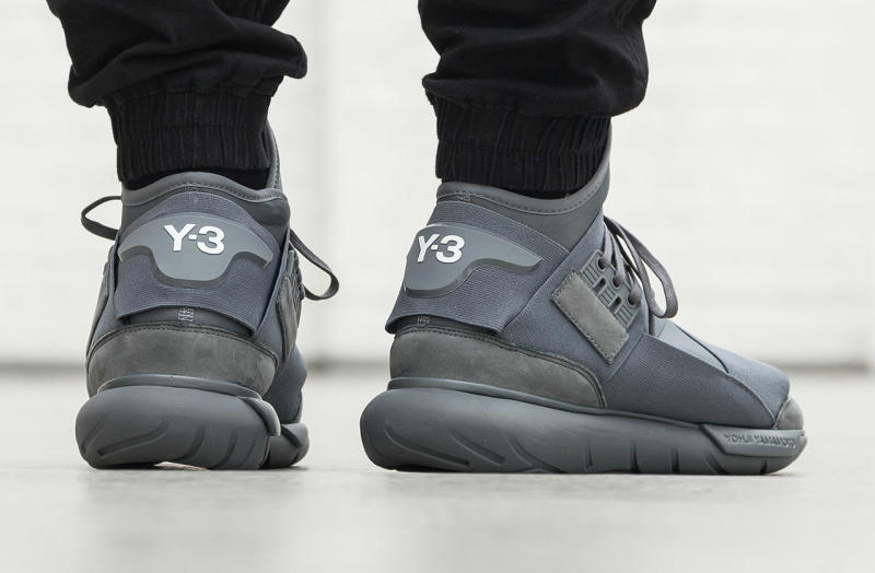 Qasa High,Y-3  灰武士 Y-3 Qasa High “Vista Grey” 上脚实拍