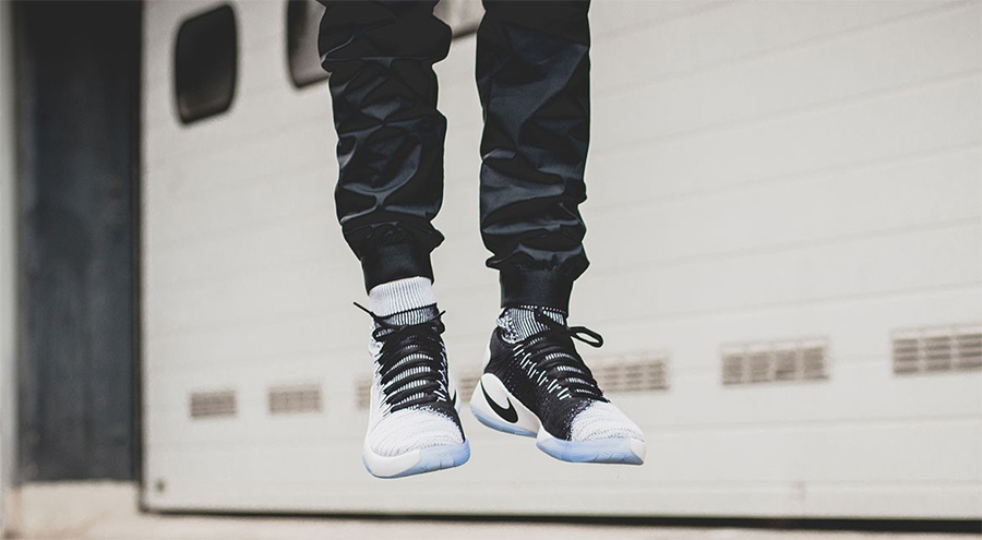 843390-010,HD2016 843390-010 奥利奥 Hyperdunk 2016 Flyknit “Oreo” 上脚实拍