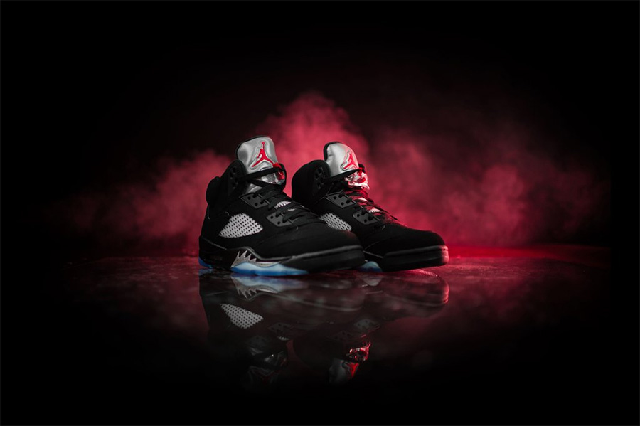 845035-003,AJ5,Air Jordan 5 845035-003AJ5 你想看的黑银 Air Jordan 5 “Metallic Black” 美图都在这里！