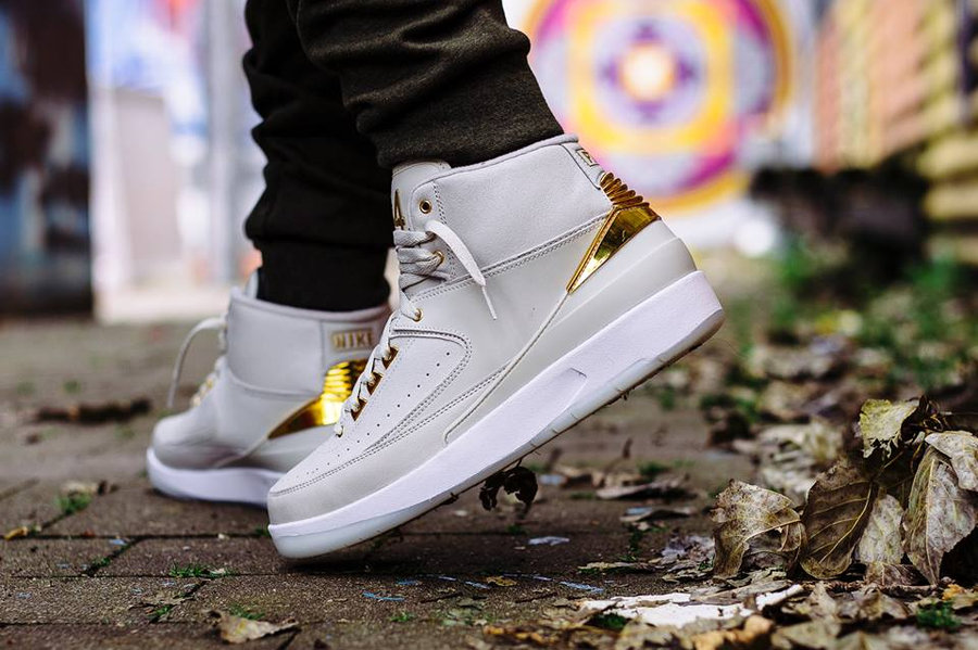 866035-001,AJ2,Air Jordan 2,Qu 866035-001AJ2 再现奢侈风范！Air Jordan 2 “Quai 54” 上脚展示