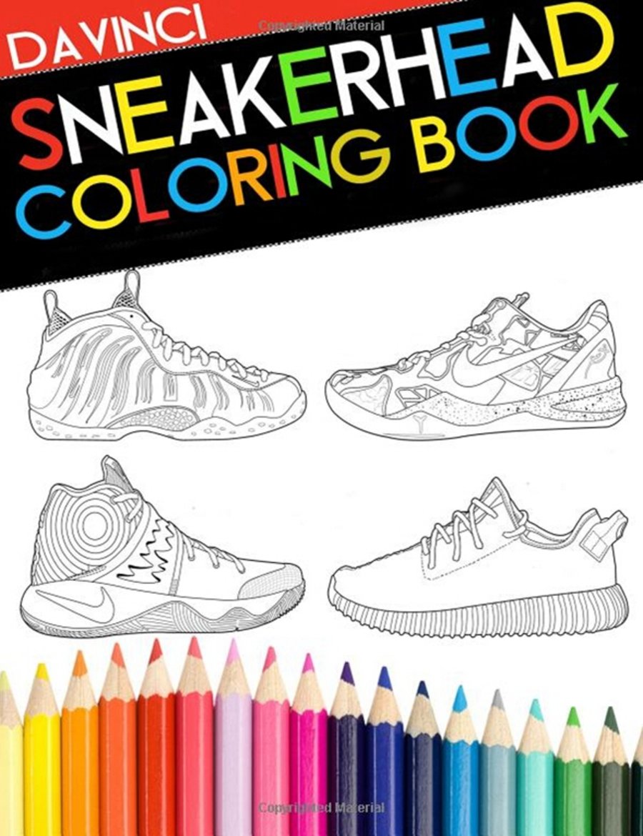 Air Jordan,Nike,adidas,yeezy  玩转色彩，《Sneakerhead Coloring Book》 现已上市