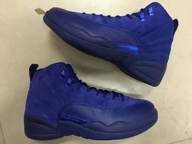 AJ12,Air Jordan 12,130690-400  发售日确定，Air Jordan 12 “Deep Royal Blue” 新图速递